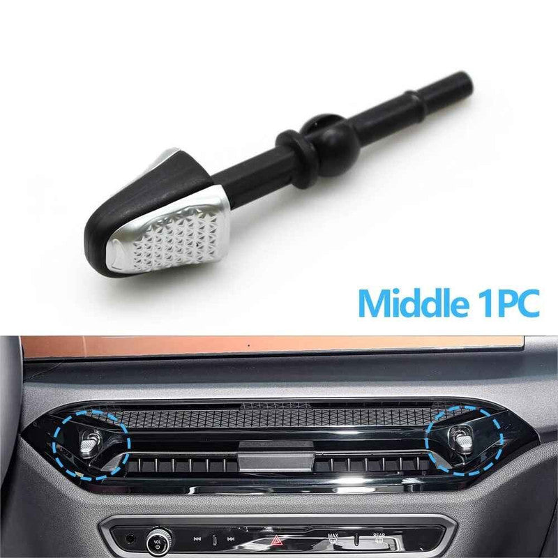 Car Craft Compatible With Bmw 2 Series G42 3 Series G20 G80 4 Series G22 G26 G82 I3 I4 G28 G26 Bev 2024-2026 Ac Air Vent Slider Rotary Knob Ac Vent Adjust Lever Cover Trim 64225a8e279-d Middle - CAR CRAFT INDIA