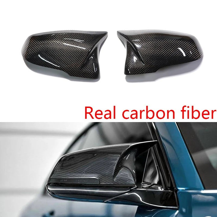 Car Craft Compatible With Bmw X1 F48 16-23 X2 F39 18-23 1 Series F40 17-23 2 Series F44 19-23 Z4 G29 19-25 Side Rear View Wing Mirror Cover Real Carbon Fiber - CAR CRAFT INDIA