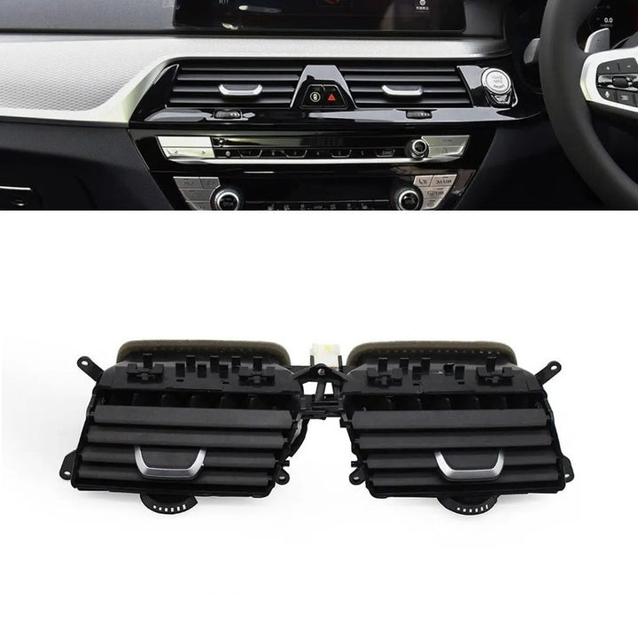 Car Craft Compatible With Bmw 5 Series G30 G31 2017-2023 New Dashboard Centralair Conditioner Ac Vent Grille Outlet Assembly Middle Centre 64229329579-a