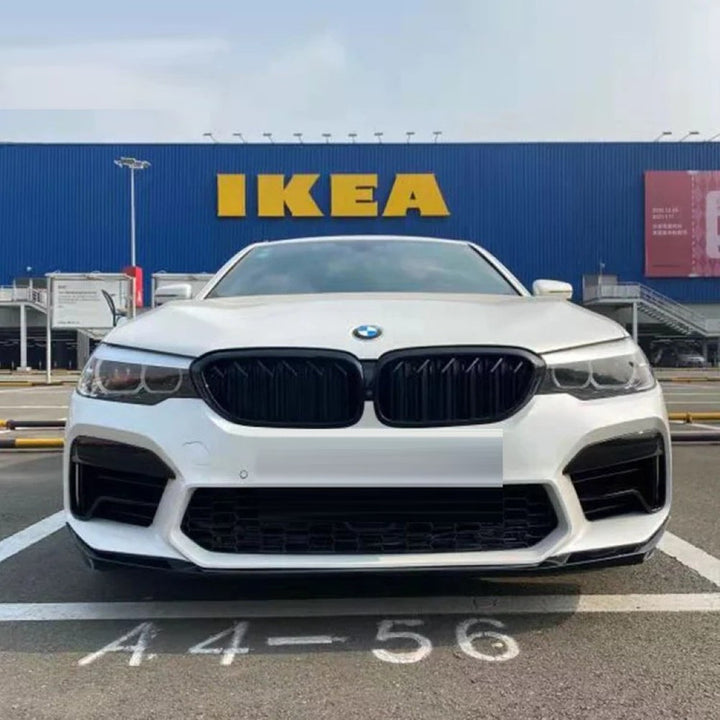 Car Craft Compatible With Bmw 5 Series G30 G38 F90 2018-2020 Front Bumper Show Grill M5 Style Cross Bar Glossy Black G30/38-022