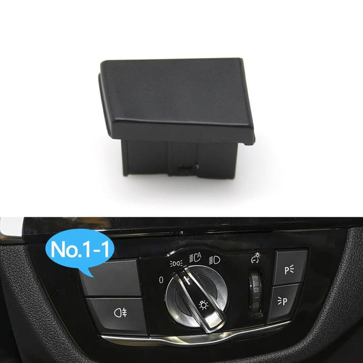 Car Craft Compatible With Bmw 5 Series G30 6 Series Gt G32 2017-2023 Car Headlamp Headlight Fog Lamp Light Upper Dipper Night Vision Rotary Switch Knob Button 1-1