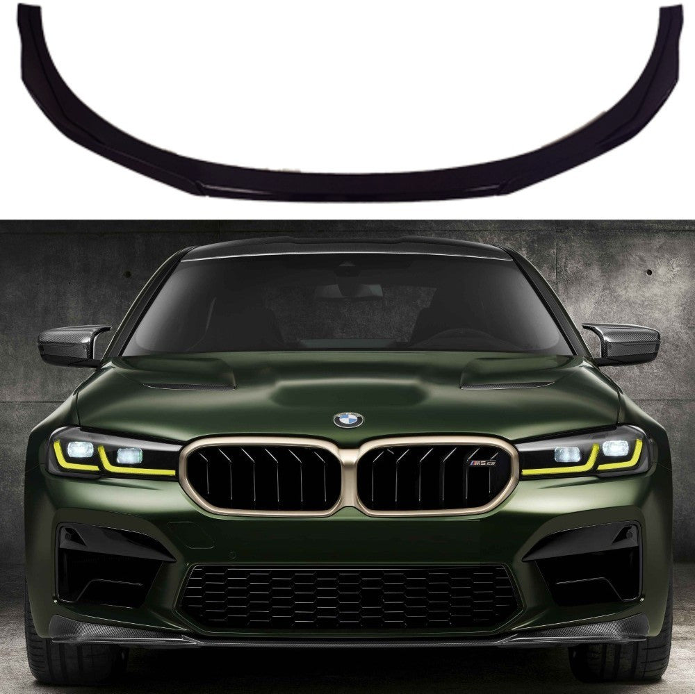 Car Craft Compatible With Bmw 5 Series G30 LCI G38 F90 2021-2023 M5 M Sport Bumper Front Lip Splitter Skirt G30/38-028/029 Cf Carbon Fiber Look