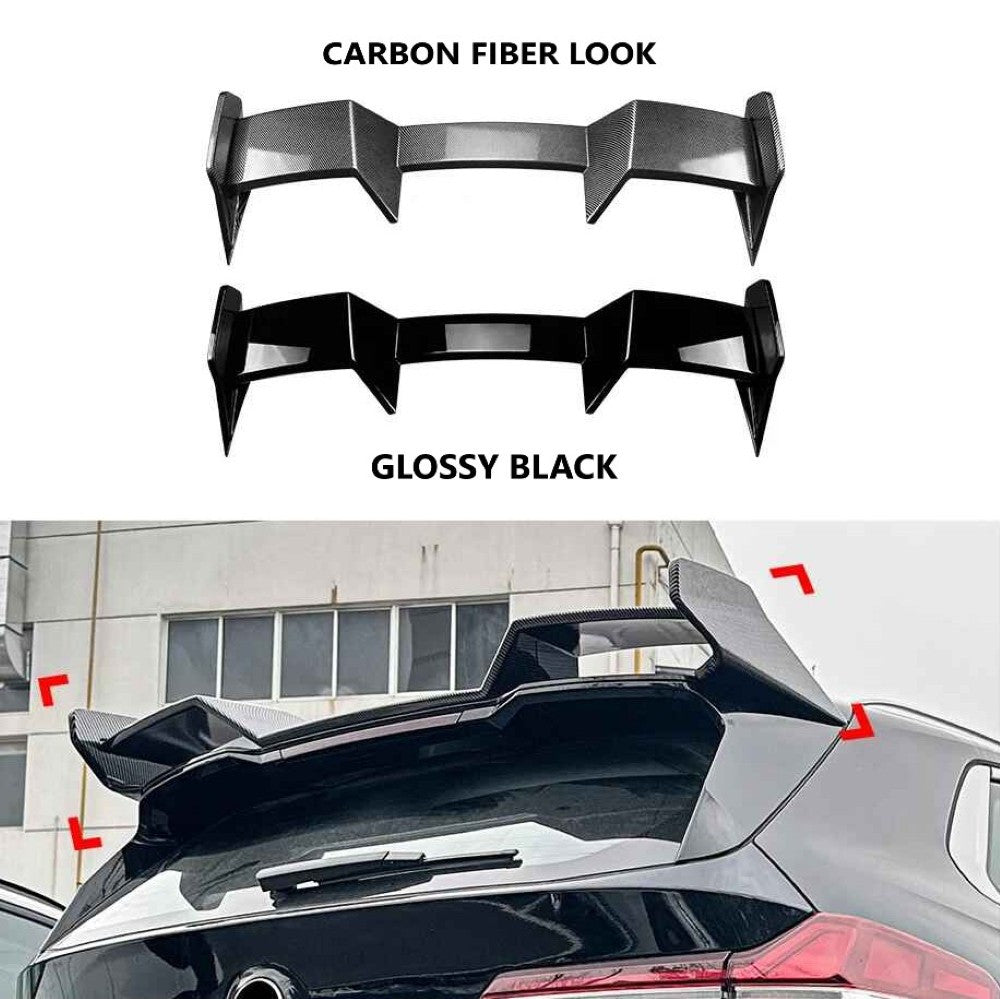 Car Craft Compatible With Bmw X3 G45 2025+ Trunk Wing Lip Boot Rear Spoiler M Sport M Performance Mp Style Zst-1125 Cf Carbon Fiber Look - CAR CRAFT INDIA