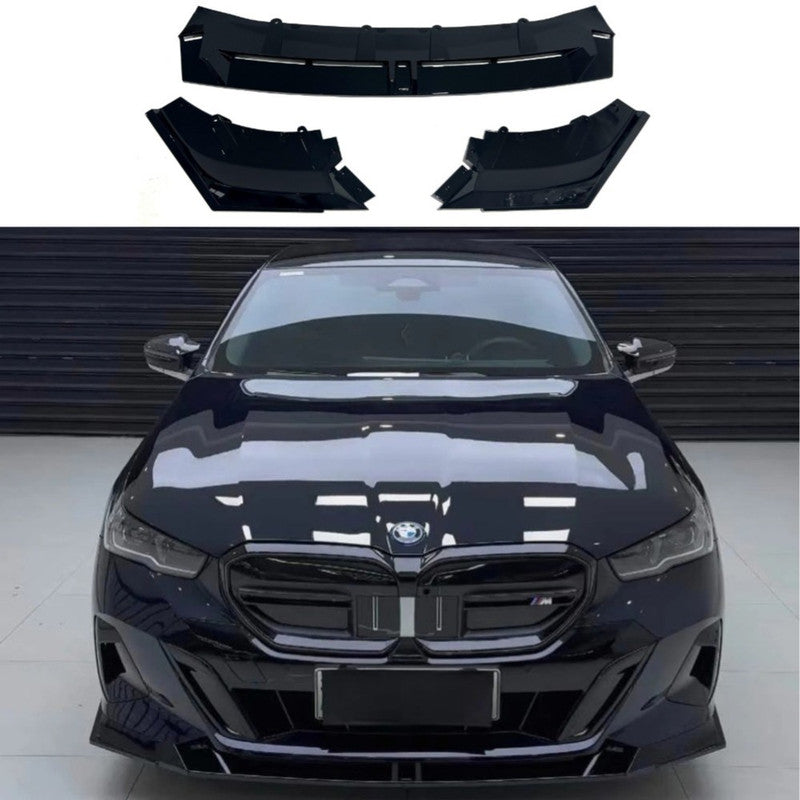 Car Craft Compatible With Bmw 5 Series G60 2024+ Front Bumper Lip Splitter Skirts Trim V Ten Vten Style - CAR CRAFT INDIA