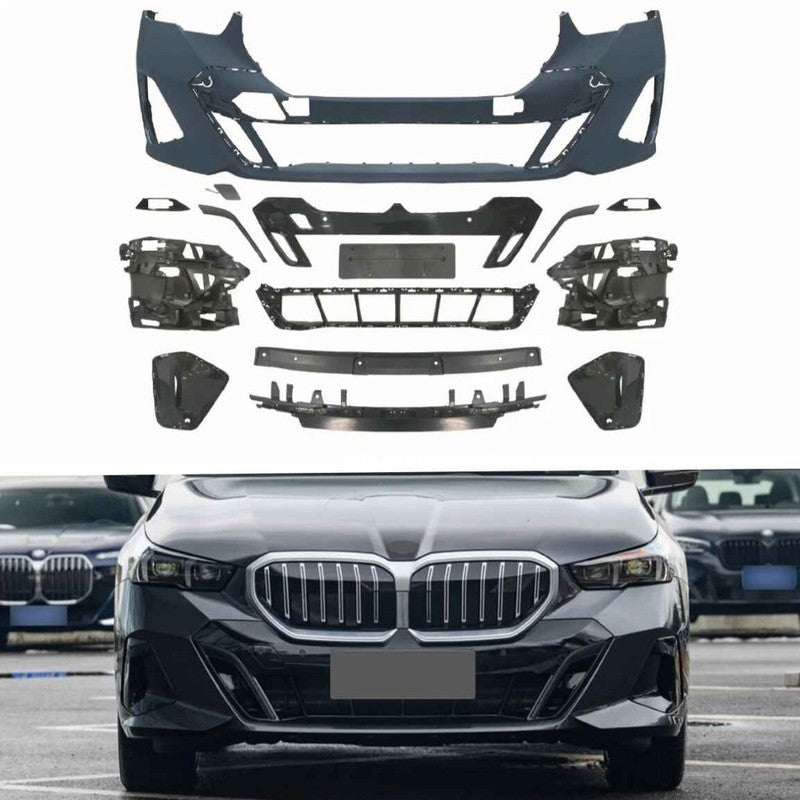 Car Craft Compatible With Bmw 5 Series G60 G68 2024+ Front Bumper Upgrade Convert To M Sport Mt M Tech Bodykit Bumper - CAR CRAFT INDIA