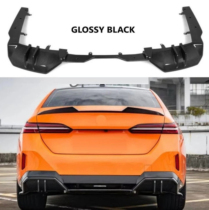 Car Craft Compatible With Bmw 5 Series G60 2024+ M Performance M Sports Mt Mp M5 Front Bumper Lip Splitter Skirts Glossy Black G60-013/014 Gb Gc