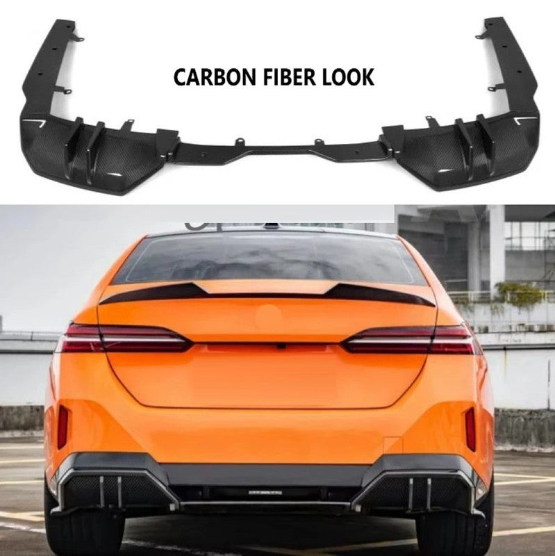 Car Craft Compatible With Bmw 5 Series G60 2024+ M Performance M Sports Mt Mp M5 Front Bumper Lip Splitter Skirts Carbon Fiber Look G60-013/014 Cf Gc