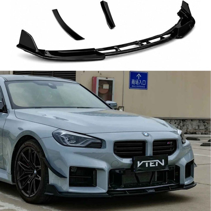 Car Craft Compatible With Bmw 2 Series G87 M2 2022-2026 Vten V Ten Bodykit Trunk Wing Roof Spoiler Splitter Front Rear After Lip Diffuser Side Skirt Cannard Trim Set