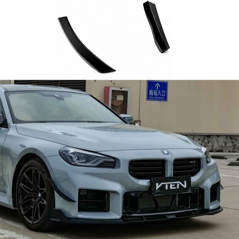 Car Craft Compatible With Bmw 2 Series G87 M2 2022-2026 Front Bumper Lip Splitter Skirt Trim Cannard Vten V Ten Style