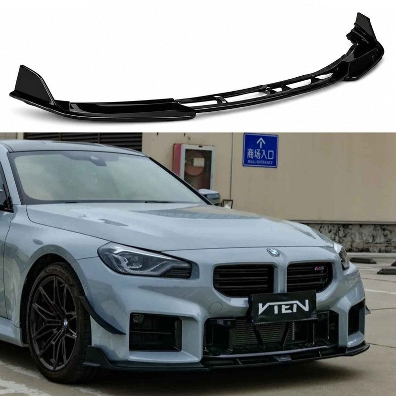 Car Craft Compatible With Bmw 2 Series G87 M2 2022-2026 Front Bumper Lip Splitter Skirt Trim Vten V Ten Style