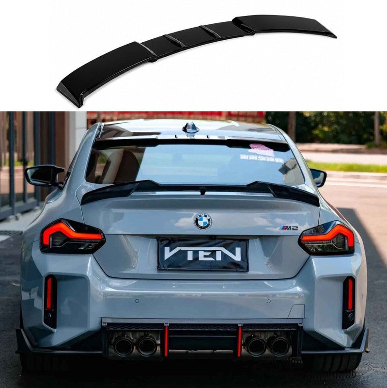 Car Craft Compatible With Bmw 2 Series G87 M2 2022-2026 Vten V Ten Bodykit Trunk Wing Roof Spoiler Splitter Front Rear After Lip Diffuser Side Skirt Cannard Trim Set