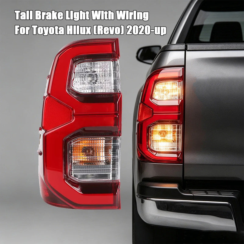 Car Craft Compatible With Toyota Hilux Revo 2016-2020 Upgrade Facelift Convert Car Rear Upgraded Tail Light Lamp Xenon Taillight Retrofit Upgrade Modified Led Drl Hid