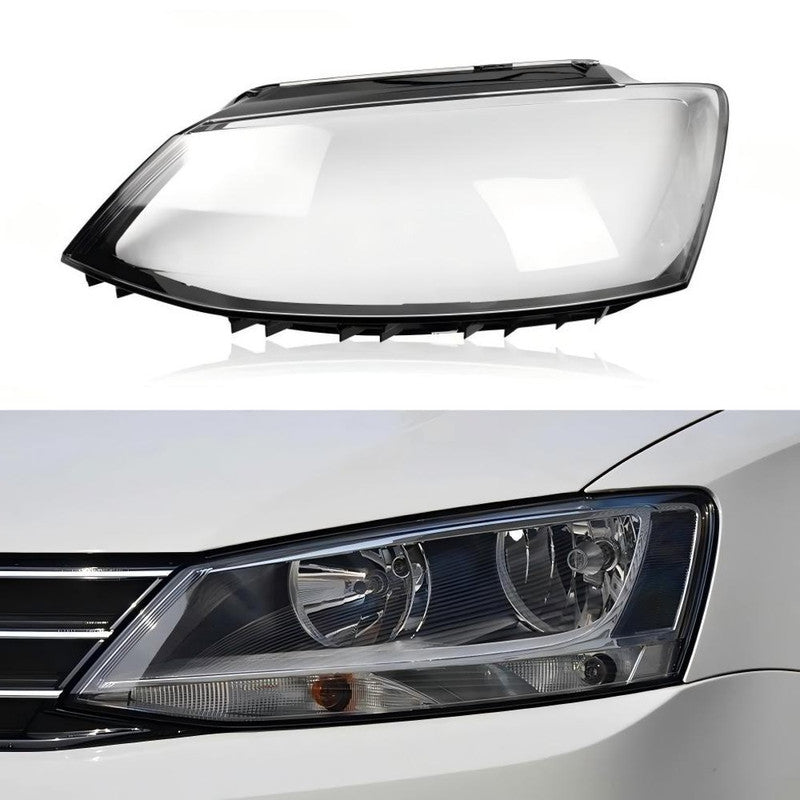 Car Craft Compatible With Volkswagen Vw Jetta 2011-2018 Headlights Headlamp Glass Lens Cover Dust Shell Transparent Plastic Shell Headlamp Replace Left Ddz-jetta-12-l