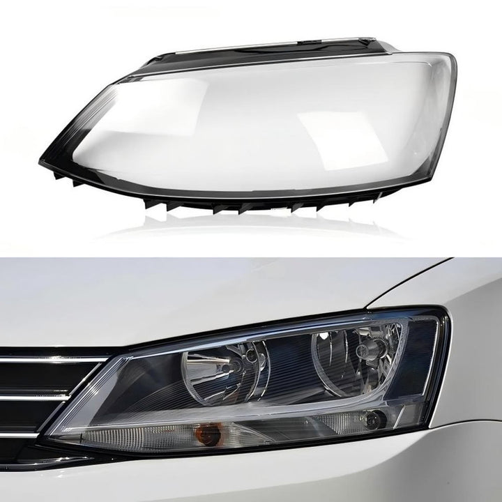 Car Craft Compatible With Volkswagen Vw Jetta 2011-2018 Headlights Headlamp Glass Lens Cover Dust Shell Transparent Plastic Shell Headlamp Replace Left Ddz-jetta-12-l