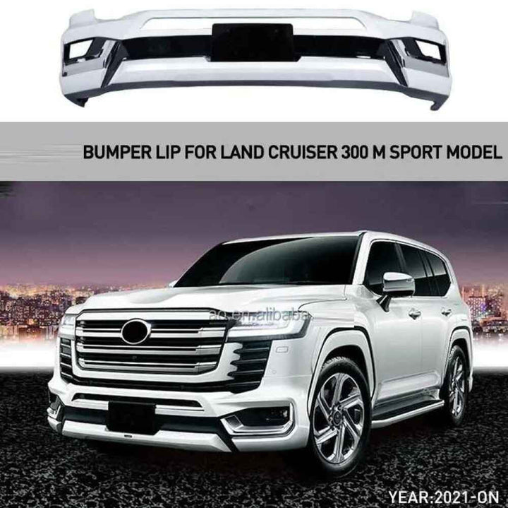 Car Craft Compatible With Toyota Land Cruiser Lc300 Lc 300 2022-2025 Front Bumper Lip Skirt Splitter Trim