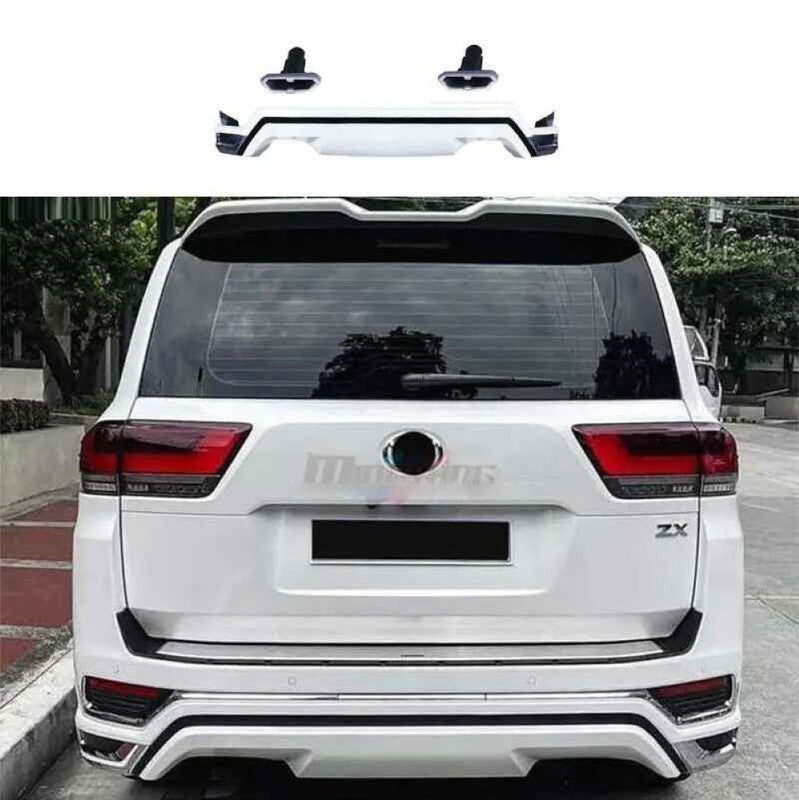 Car Craft Compatible With Toyota Land Cruiser Lc300 Lc 300 2022-2025 Rear Bumper Lip Skirt Splitter Trim