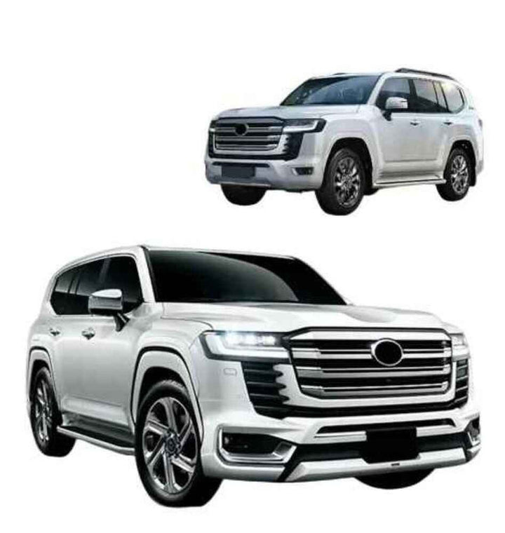 Car Craft Compatible With Toyota Land Cruiser Lc300 Lc 300 2022-2025 Front Rear Bumper Lip Skirt Splitter Trim Wheel Arch Exhaust Tip Pipe Set