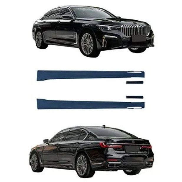 Car Craft Compatible With Bmw 7 Series G12 2019-2022 Upgrade Facelift Convert To M7 M760 M Sport M Performance Side Skirt Splitter Running Board Gc G11 12 007
