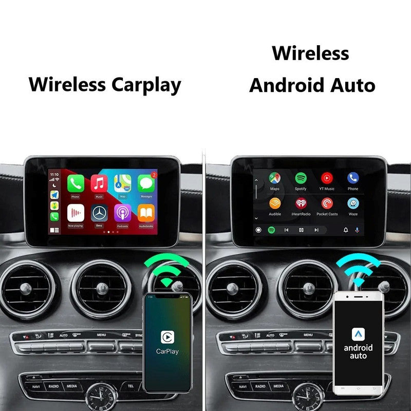 Car Craft Compatible With Mercedes Benz S Class W221 2006-2009 Upgrade To Wireless Apple Carplay Android Auto Adapter Carplay Box With Screeen Mirror Link Google Maps For Ntg 3.0 CC-9574