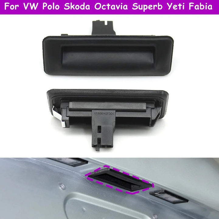 Car Craft Compatible With Skoda Octavia 2014-2017 Superb 2008-2015 Yeti 2010-2013 Fabia 2011-2015 Polo 2013-2022 Tailgate Trunk Switch Handle Release Switch Boot Lid Hatch Latch 5e0827566 CC-9684 - CAR CRAFT INDIA