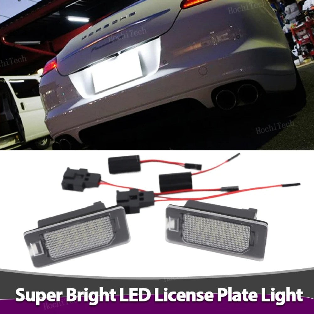 Car Craft Compatible With Porsche Panamera 970 4d 2010-2016 Led Number Plate Light Error Free License Number Plate Lamp 8to943021 CC-7795 - CAR CRAFT INDIA
