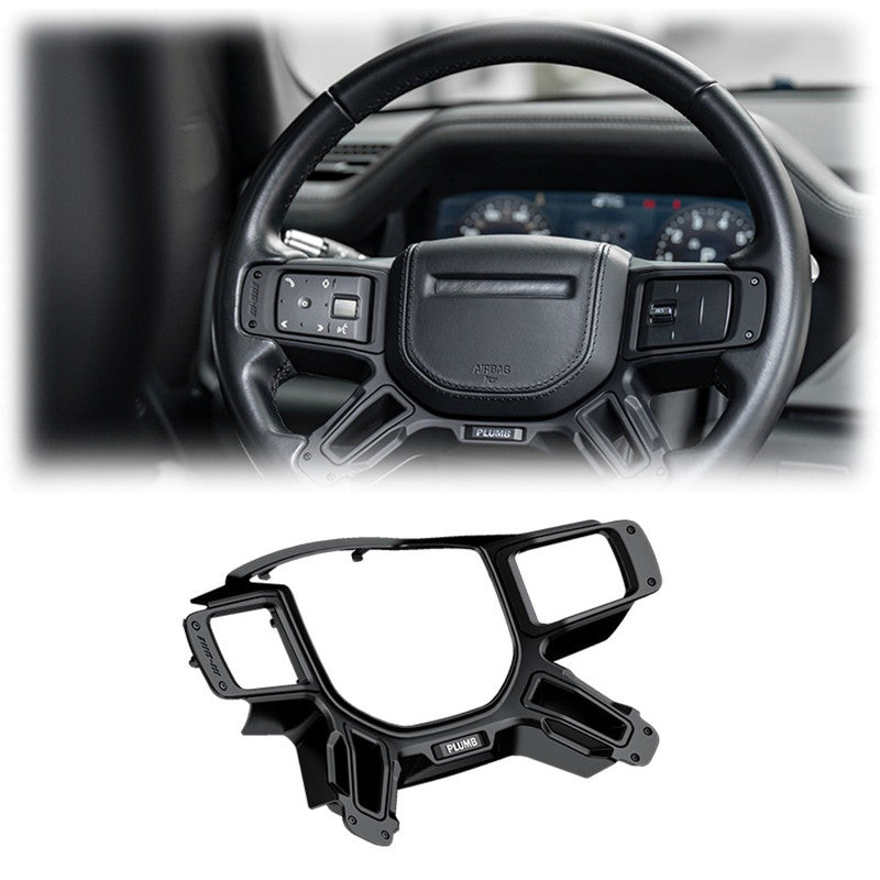 Car Craft Compatible With Land Range Rover Defender 90 110 130 L663 2020-2026 Plumb M One Series Steering Wheel Trim Cover Plumb-m026