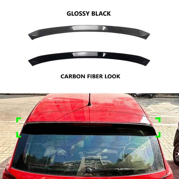 Car Craft Compatible With Vw Volkswagen Polo 2010-2025 Trunk Wing Lip Boot Rear Roof Spoiler Zst-1027 Gb Glossy Black - CAR CRAFT INDIA