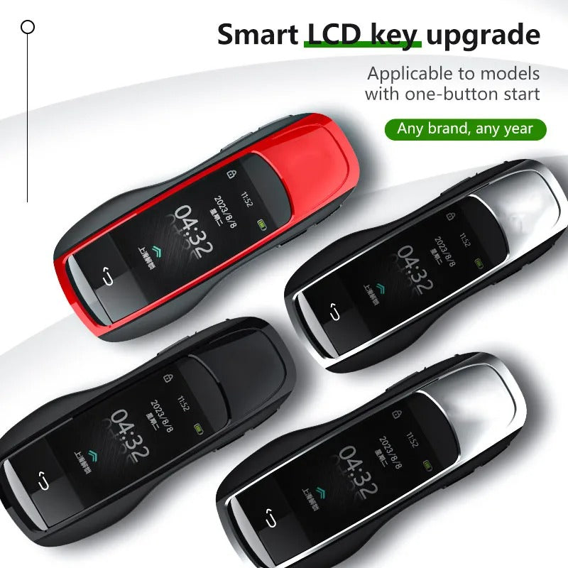 Car Craft Compatible With Audi Bmw Mercedes Jaguar Range Rover Porsche Volkswagen Skoda Volvo Nissan Jeep Maruti Toyota Hyndai Bentley Ferrari Lamborghini Mini Cooper Lcd Led Smart Keyless Key Mh09 Black