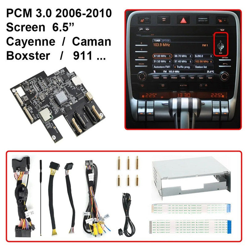 Car Craft Compatible With Porsche Cayenne 2007-2010 911 2006-2012 Upgrade To Wireless Apple Carplay Android Auto Adapter Carplay Car Play Box Player With Screeen Mirror Link Google Maps Aux Pcm 3.0