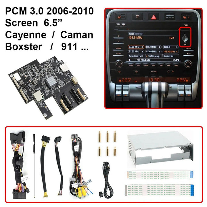 Car Craft Compatible With Porsche Cayenne 2007-2010 911 2006-2012 Upgrade To Wireless Apple Carplay Android Auto Adapter Carplay Car Play Box Player With Screeen Mirror Link Google Maps Aux Pcm 3.0