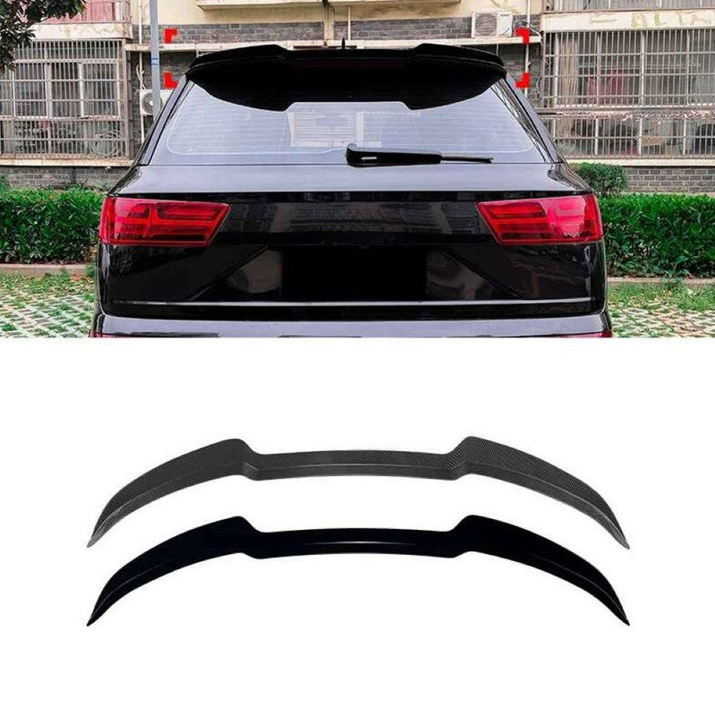 Car Craft Compatible With Audi Q7 Rsa7 Mk2 2016-2021 Rear Trunk Wing Boot Lip Roof Spoiler Zst-1501 Gb Glossy Black
