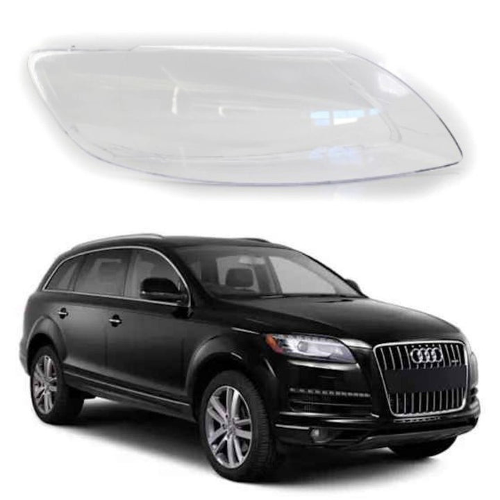 Car Craft Compatible With Audi Q7 2006-2014 Headlights Headlamp Glass Lens Cover Dust Shell Transparent Plastic Shell Headlamp Replace Right Ddz-q7-13l