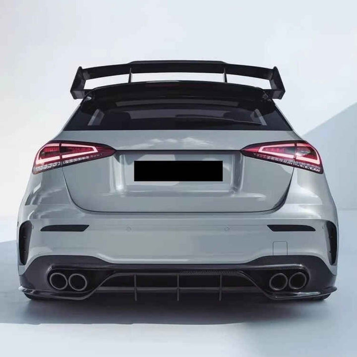 Car Craft Compatible With Mercedes Benz A Class W177 2018-2024 Rear Bumper Upgrade Convert To Amg Amg45s Bumper Bodykit For Hatchback Car W177-004 Hatchback