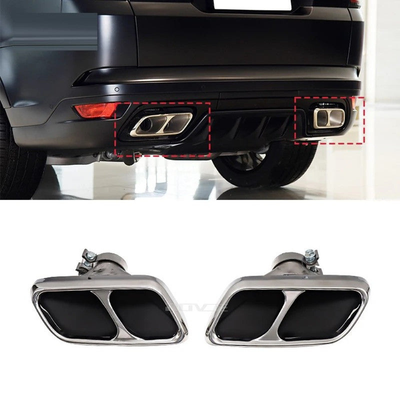 Car Craft Compatible With Land Range Rover Sport Rrs 2014-2022 Svr Bumper Exhaust Pipe Tip - CAR CRAFT INDIA
