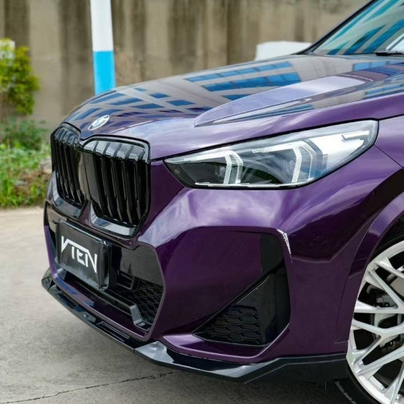 Car Craft Comptible With Bmw X1 U11 2023+ M Sport Front Bumper Upgraded Bodykit Body Kit Skirts Splitter Front Rear Lip Diffuser Side Skirts Spoiler Trims Cannards Vten Style CC-9088