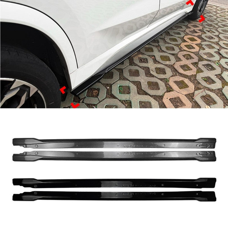 Car Craft Compatible With Bmw X1 U11 2023-2026 Side Skirt Splitter Trim Running Board Zst-1530 Gb Glossy Black