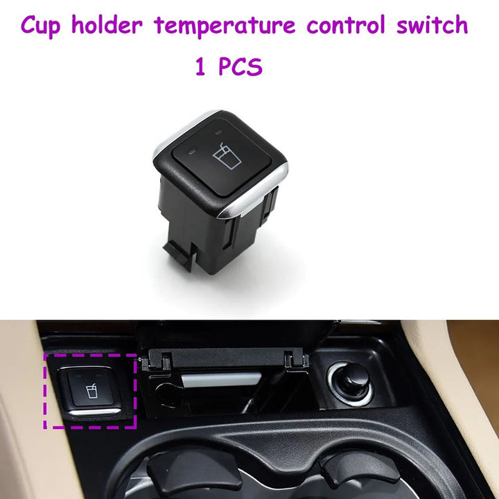 Car Craft Compatible With Mercedes Ml Gl Gle Gls W166 2012-2019 Cup Drink Holder Temperature Control Switch Button 4f0919070