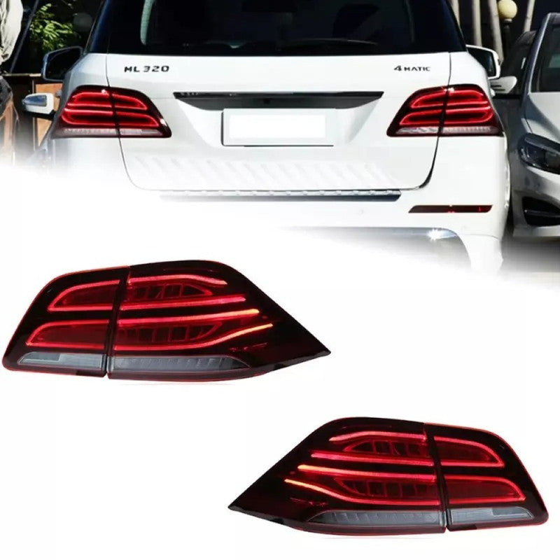 Car Craft Compatible With Mercedes Benz Ml W166 2012-2015 Car Rear Upgraded Tail Light Lamp Xenon Taillight Retrofit Upgrade Modified Led Drl Hid Gle Style W166-012 Gc