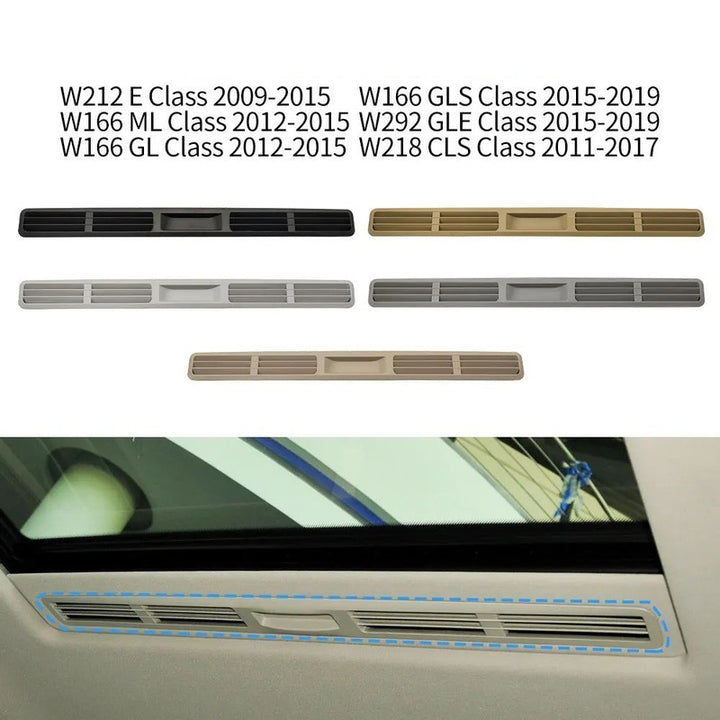 Car Craft Compatible With Mercedes Ml Gl Gle Gls W166 X166 2012-2019 Cls W218 Headliner Ventilation Louver Interior Roof Sunroof Slide Handle Trim Tray 16678400008n84 Dark Beige - CAR CRAFT INDIA