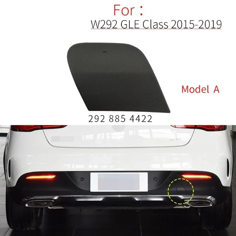 Car Craft Compatible With Mercedes Gle Coupe Gls W292 W166 2016-2019 Rear Amg Bumper Trailer Tow Towing Hook Hole Cover 1668854422 Black Model A - CAR CRAFT INDIA