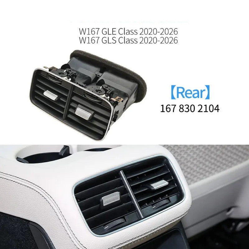 Car Craft Compatible With Mercedes Benz Gle Gls Class W167 2019-2025 Car Ac Air Vent Grille Air Conditioning Outlet Cover Assembly Rear 1678302104 CC-9564