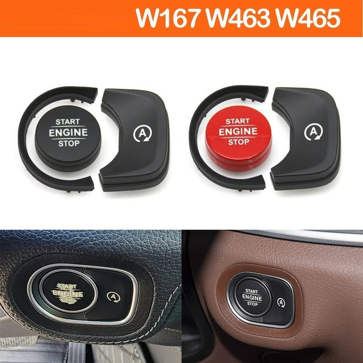 Car Craft Compatible With Mercedes Benz Gle Gls X167 W167 2020–2026 G Class G Wagon W463 W465 2019–2026 Engine Start Stop Switch Button Cover Trim Strip 1679054901-e CC-11237
