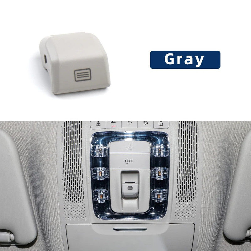 Car Craft Compatible With Mercedes Benz Gle Gls W167 2019-2025 Car Sunroof Window Roof Control Panel Switch Button Control Panel Switch Cover 00090089387h52-1 Gray CC-9017