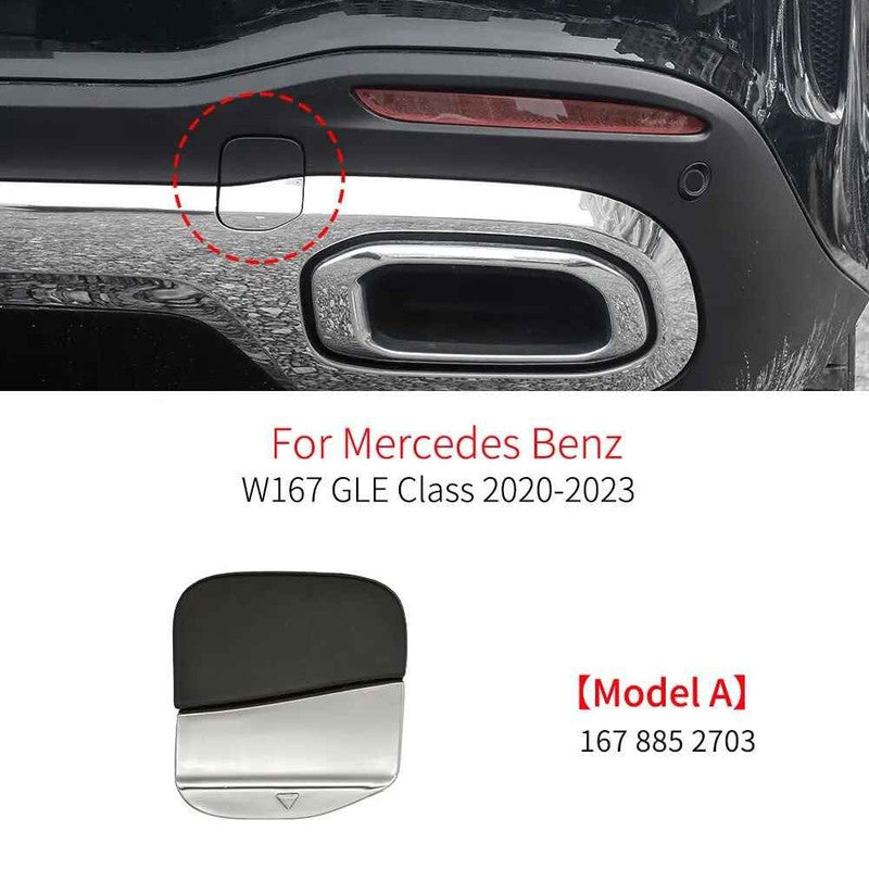 Car Craft Compatible With Mercedes Gle W167 X167 2019-2023 Rear Bumper Tow Towing Tochan Hook Cover Cap 1678852703 Unpainted - CAR CRAFT INDIA