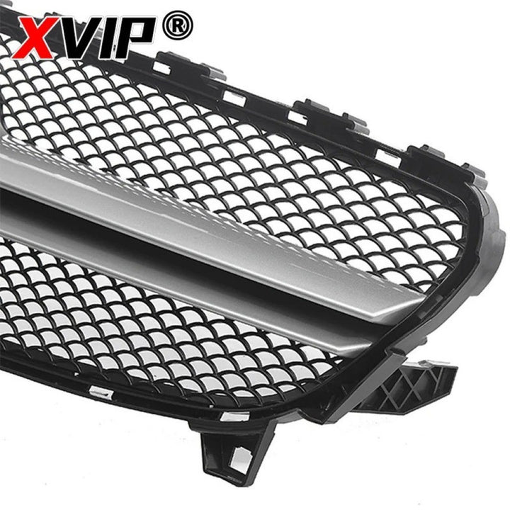 Car Craft Compatible With Mercedes Benz A Class W176 Lci 2016-2018 Front Bumper Amg Show Grill Amg Black Usa