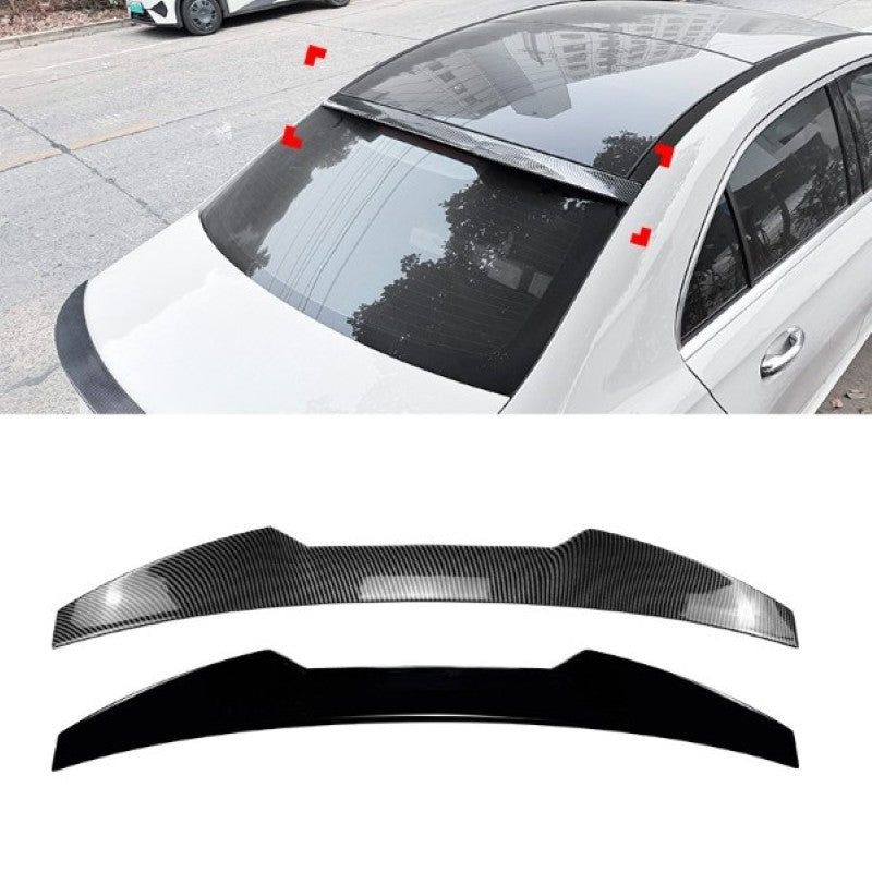 Car Craft Compatible With Mercedes Benz A Class W177 Sedan 2019-2024 Rear Trunk Wing Boot Roof Lip Spoiler Zst-1485 Gb Glossy Black - CAR CRAFT INDIA