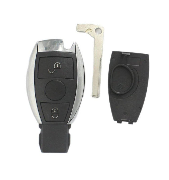 Car Craft Compatible With Mercedes Benz A B C E S G M Class W164 W166 W117 W176 W156 W253 W463 W464 W204 W212 W221 W171 W172 Car Key Cover Shell With Blade 2 Button 1 Battery Holder Benz-ks-41
