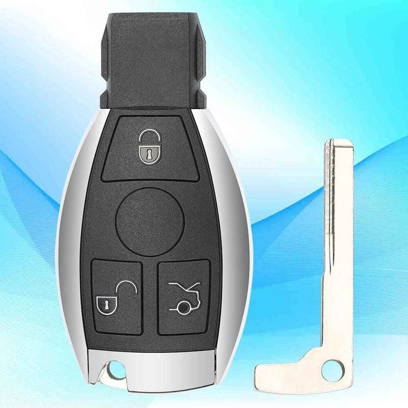 Car Craft Compatible With Mercedes Benz A B C E S G M Class W164 W166 W117 W176 W156 W253 W463 W464 W204 W212 W221 W171 W172 Car Key Cover Shell With Blade 3 Button Benz-ks- 33b