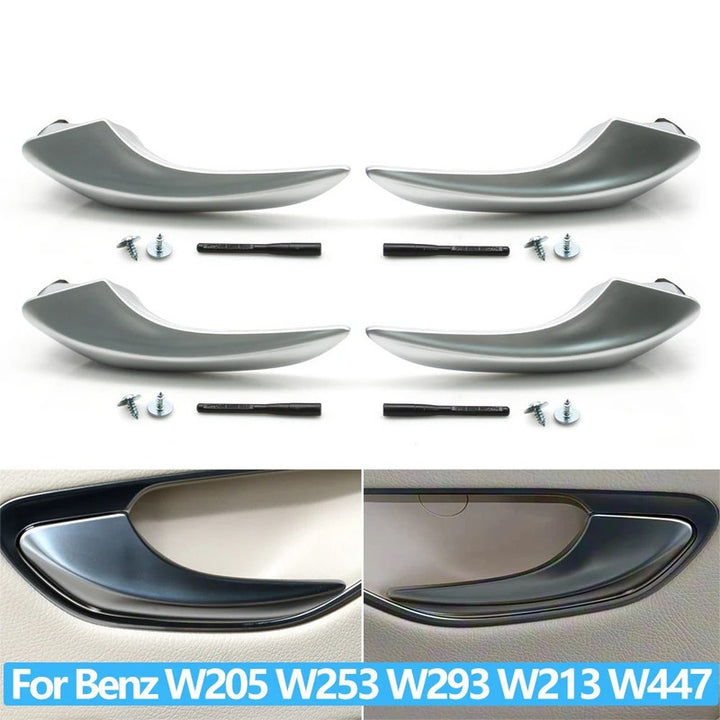 Car Craft Compatible With Mercedes C Class W205 2015-2021 Glc W253 2016-2023 Eqc W293 2018-2022 Vito W447 W448 2016-2023 E Class W213 2016-2023 Chrome Door Lock Unlock Handle Right 2057600400-c - CAR CRAFT INDIA