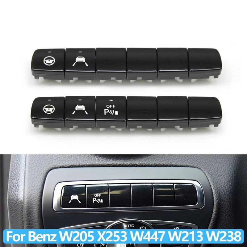 Car Craft Compatible With Mercedes C Class W205 Glc Class X253 V Class W447 E Class W213 Headlight Camera Parking Pdc Sensor Switch Block Radar Cruise Lane Assist Switch Button 2059058209-q6 A5 Button - CAR CRAFT INDIA